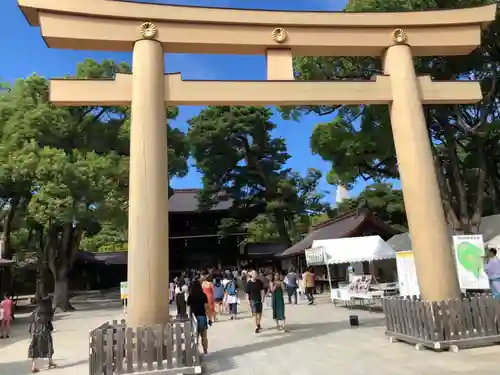 明治神宮の鳥居