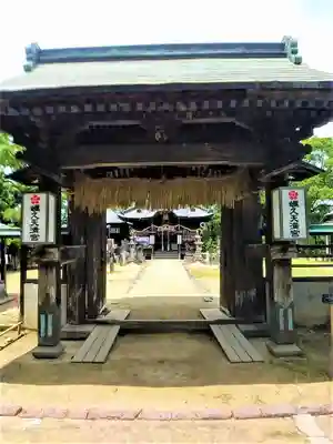 蛎久天満宮の山門・神門