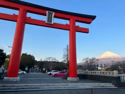 富士山本宮浅間大社の鳥居