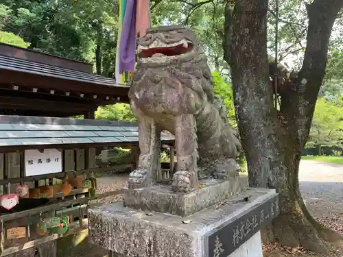 村檜神社の狛犬