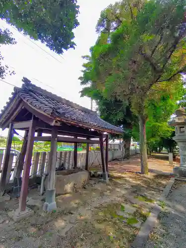 削栗神社（千秋町勝栗）の手水舎