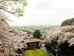 温泉神社の景色