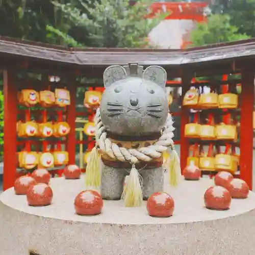 産泰神社の狛犬