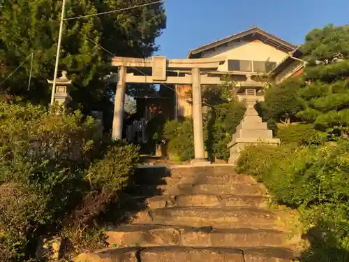 明和御嶽神社の鳥居