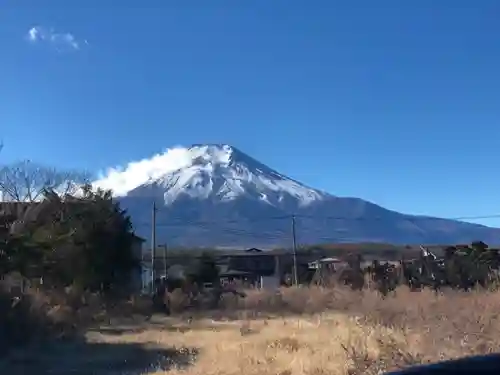 北口本宮冨士浅間神社の景色