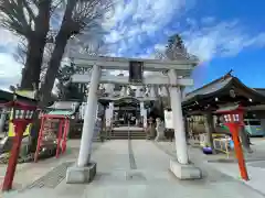 川越八幡宮の鳥居