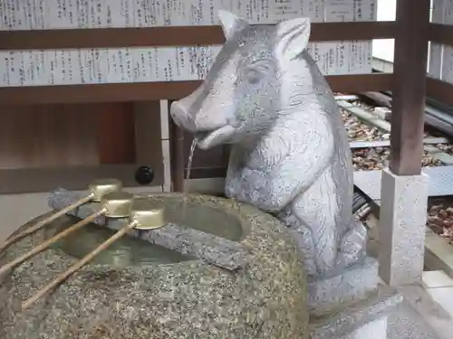 護王神社の手水舎