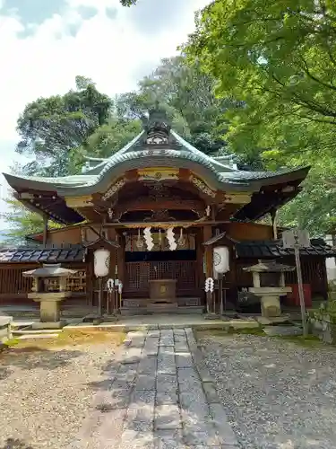 粟田神社の本殿・本堂