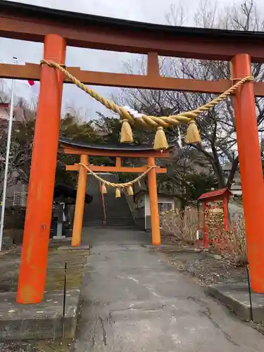 虻田神社の鳥居