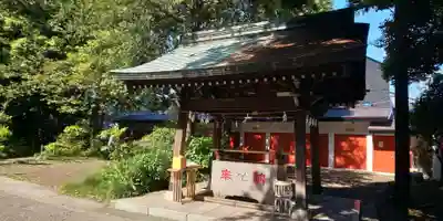 自由が丘熊野神社の手水舎