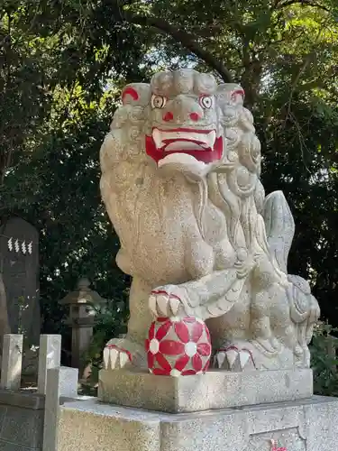 前鳥神社の狛犬