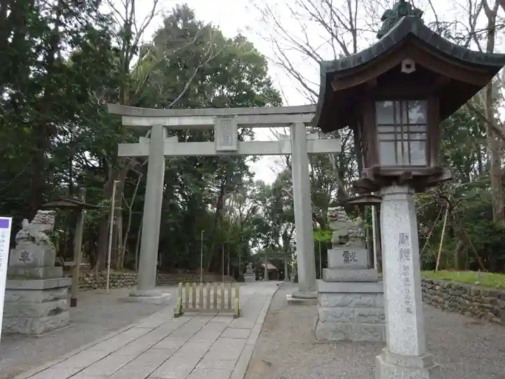 谷保天満宮の鳥居