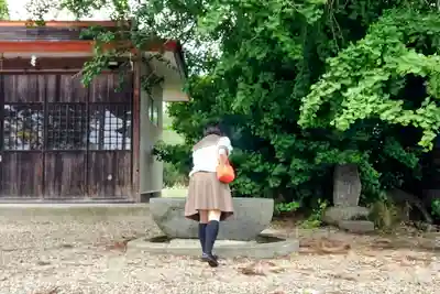 川崎神明社の手水舎