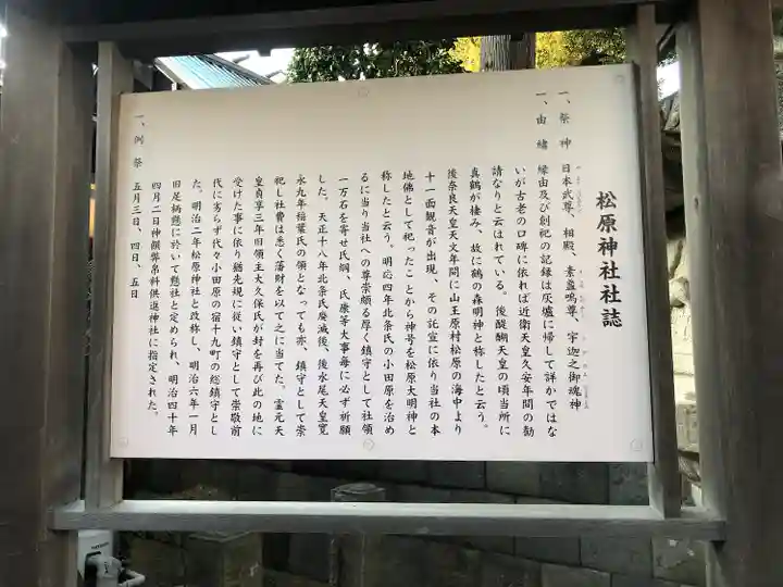 松原神社の歴史