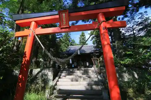 篠葉沢稲荷神社の鳥居