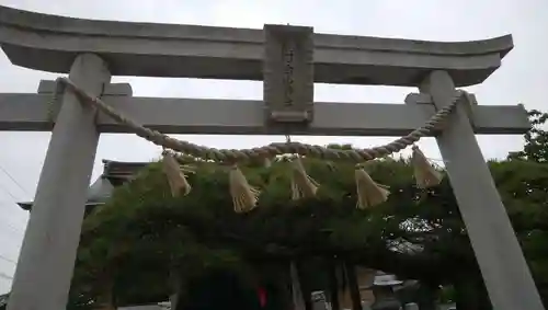 長沼白山神社の鳥居