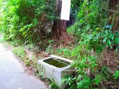 神明神社の手水舎