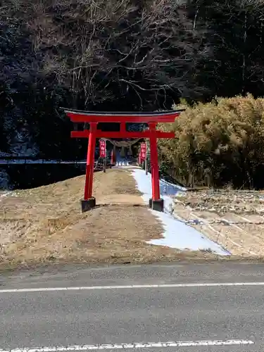 古殿八幡神社の鳥居