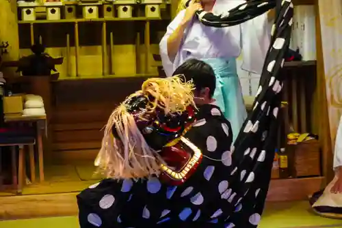 尻岸内八幡神社のお祭り