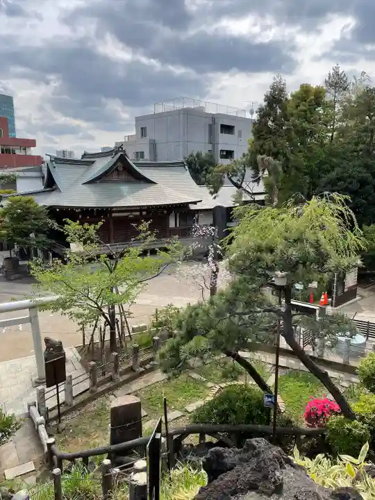 鳩森八幡神社の景色