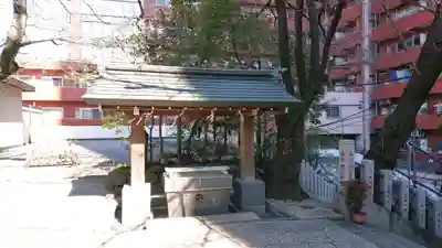 御田八幡神社の手水舎