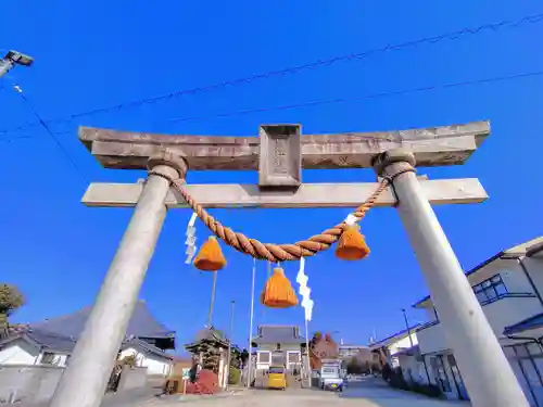 貝津神社の鳥居