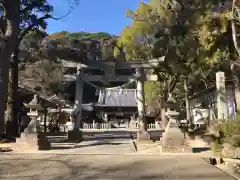 八幡神社松平東照宮の鳥居