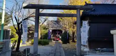 王子白髭神社の鳥居
