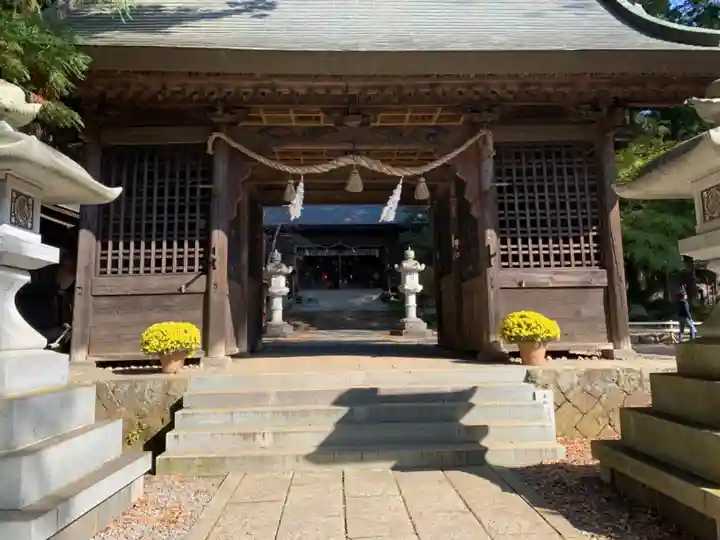 河口浅間神社の山門・神門