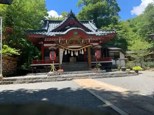 山中諏訪神社の本殿