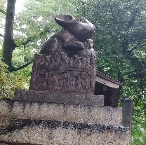 調神社の狛犬