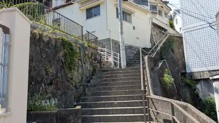 大浦諏訪神社の周辺