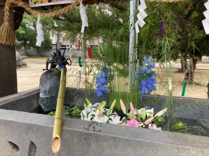 三津厳島神社の手水舎