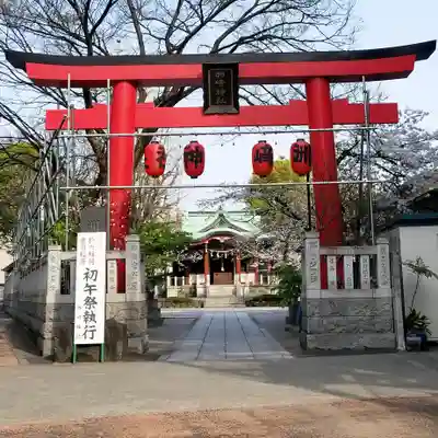 木場 洲﨑神社の鳥居