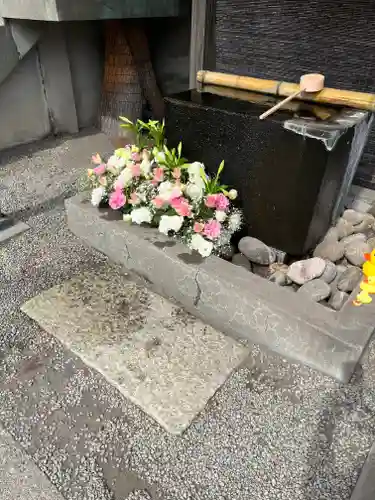 上尾御嶽神社の手水