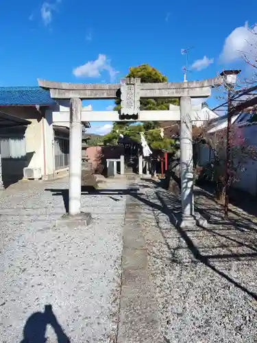 逆藤天満宮の鳥居