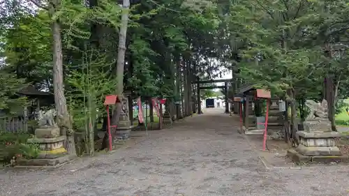 相内神社の庭園