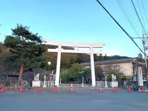 山梨縣護國神社の鳥居