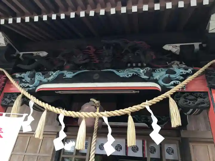 龍ケ崎八坂神社の芸術