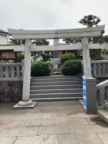 真土神社の鳥居