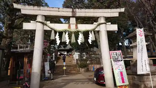 太子堂八幡神社の鳥居