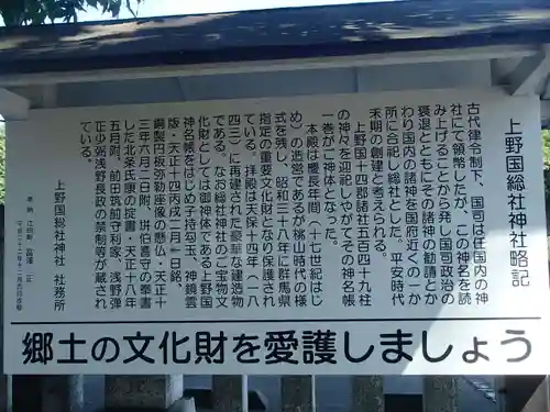 上野総社神社の歴史