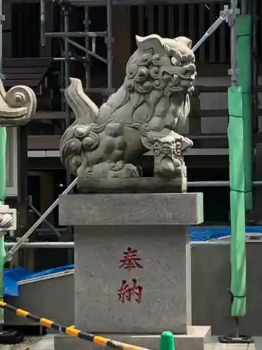 神鳥前川神社の狛犬