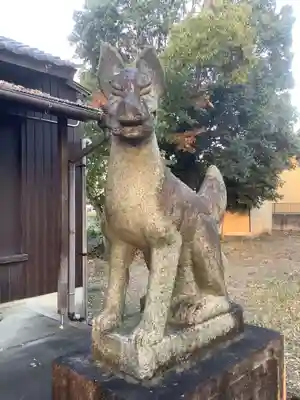加納八幡神社の狛犬
