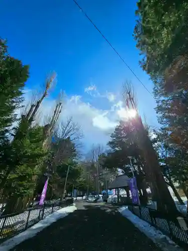 美幌神社の庭園