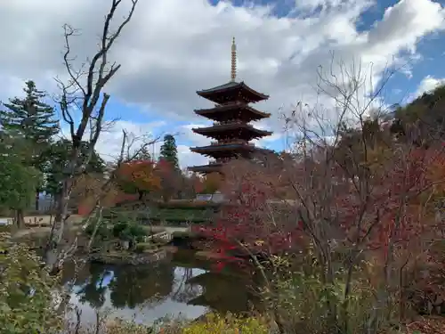 成相寺の庭園