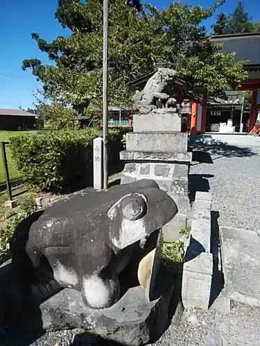 大鏑矢神社の狛犬