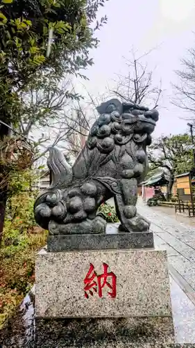 菊田神社の狛犬