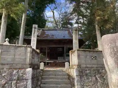 河内明神社の本殿・本堂