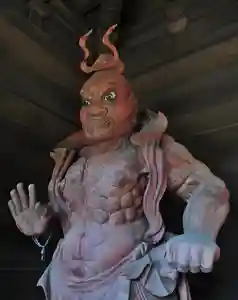 普門寺(切り絵御朱印発祥の寺)の像(2020年09月09日(水) 22時07分14秒投稿)